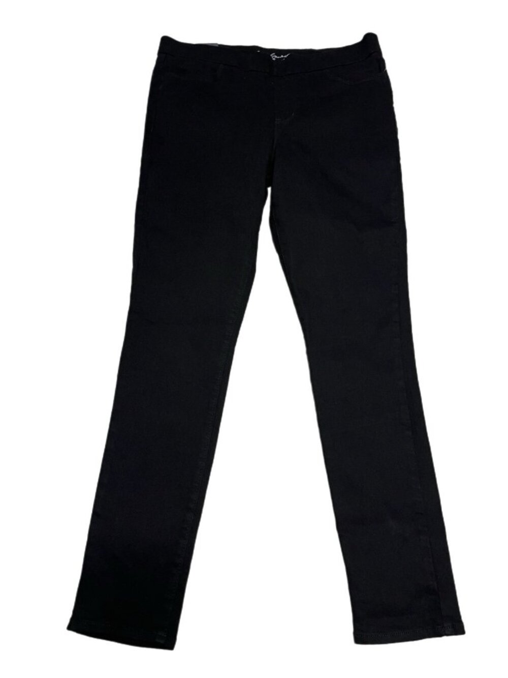 Womans NWt Gloria Vanderbilt Slimming Effect Pullon Jeans 12 Blk
